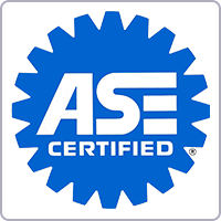 National Institute for Automotive Service Excellence badge.